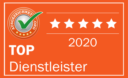 Top-Dienstleister ausgezeichnet.org 2020