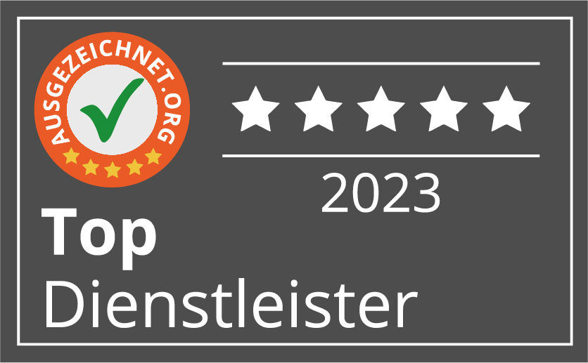 Top-Dienstleister ausgezeichnet.org 2023